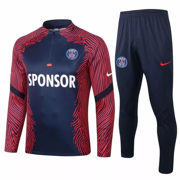 Chandal Paris Saint Germain 2020-2021 Rojo Azul Marino
